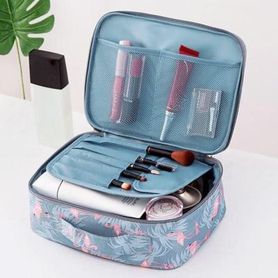 Bolsa de Cosméticos de Viaje para Exteriores Bolso de Mano Gran Capacidad Portátil Bolsa de Maquillaje Compartimento para Mujeres Corea Bolsa de Almacenamiento de Cosméticos Impermeable