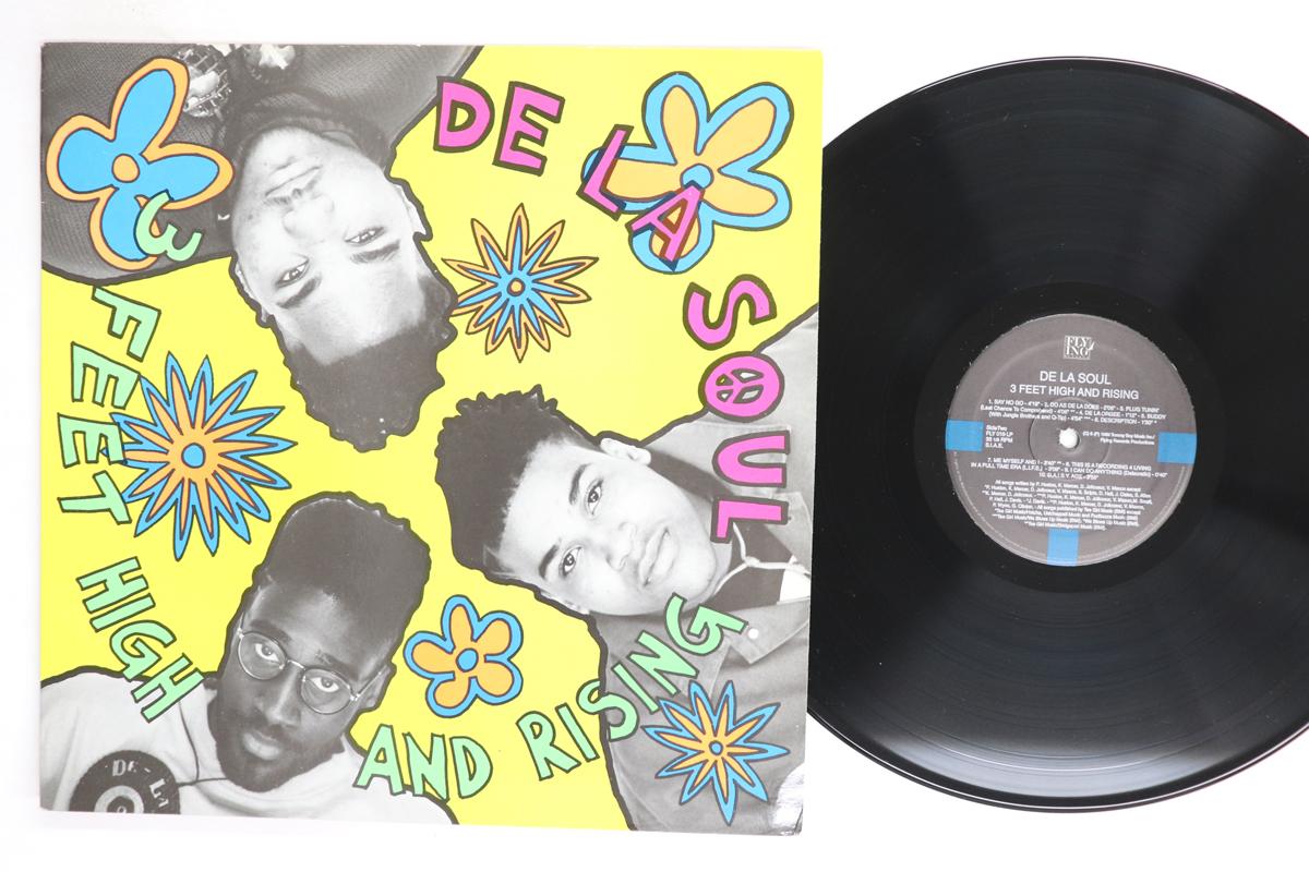 Виниловая пластинка DE LA SOUL  3 Feet High And Rising FLY019LP FLYING 1989 Италия Рэп Хип-Хоп R&B Б/у