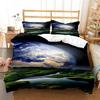 Space Star Bedding Set 2-3Pcs Bedroom Quilt Cover Set Single Double Size Polyester Duvet Cover Pillowcase for Adult Boy Girl