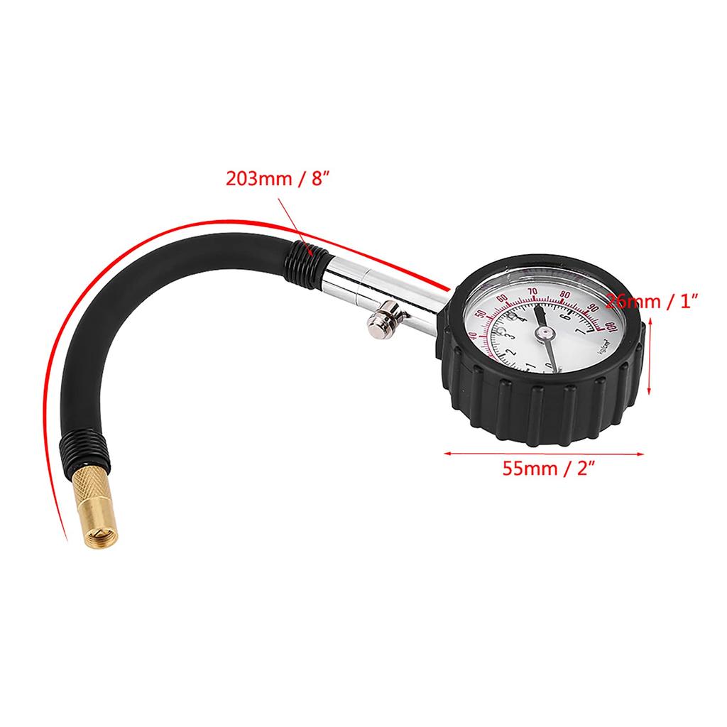 Air Gauge Tire Pressure Gauge Pressure Gauge Pressure Gauge Pressure Gauge Pressure Range 0-7kg