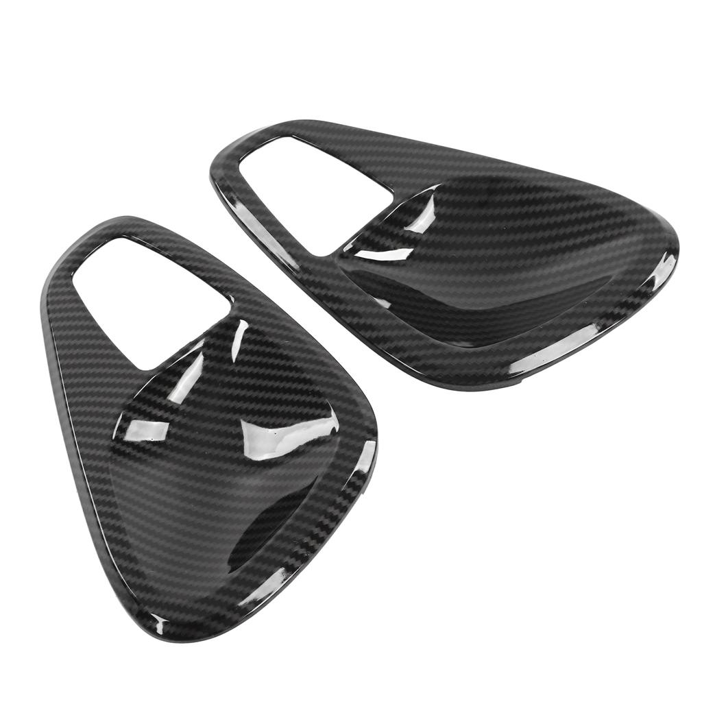 Innere Türgriffschalenabdeckung Zierleiste Kohlefaser-Stil Ersatz für Smart Fortwo W451 Facelift 2011‑2014