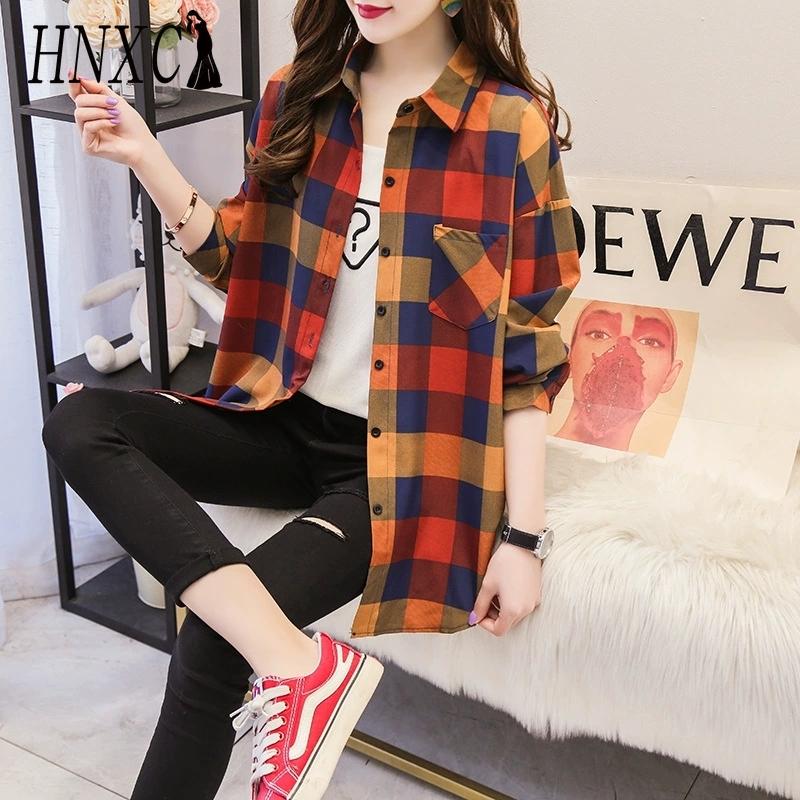 

HNXC Women s Fashion Casual Long Sleeve POLO Neck Blouses & Shirts S червоний