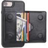 KIHUWEY for iPhone SE iPhone 7/8 Wallet Case with Credit Card Holder, Premium Leather Kickstand Durable Shockproof Protective Cover for iPhone 7/8/SE