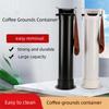 High Capacity Coffee Knock Box Durable Detachable Removable Lid Coffee Grounds Container Easy To Clean Coffee Crusher Bucket