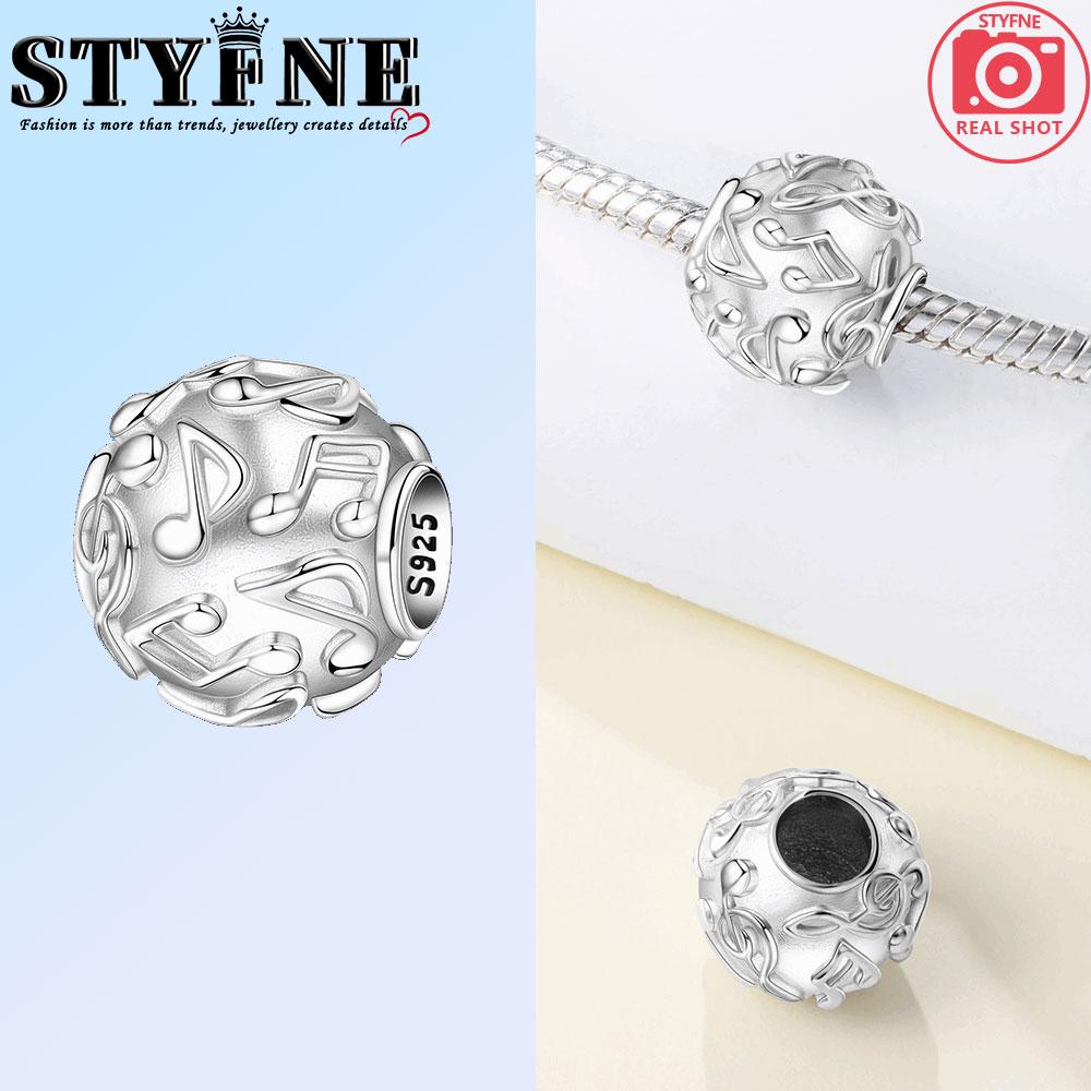 Copper Golden Hollowed-Inlaid Stone Stars And Moon Charms Beads Pendant For Original Bracelet Woman Girl Jewelry