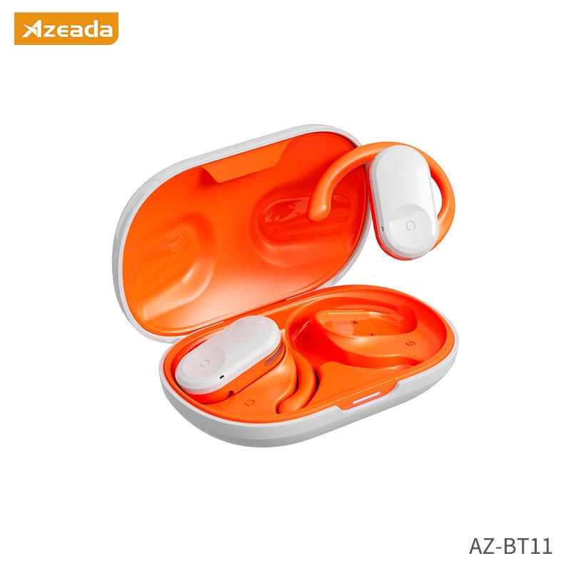 

AZEADA Vast Bluetooth 5.3 Long Battery Life Wireless Headset with Directional Sound and Call Functionality білий