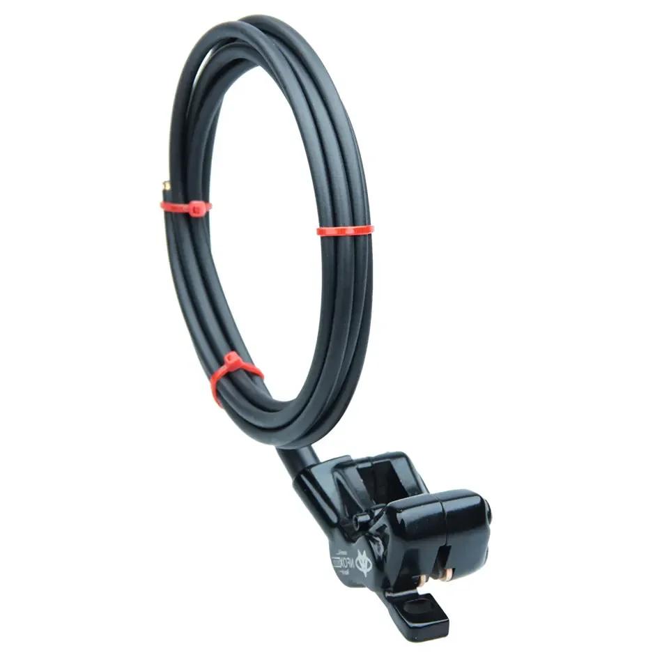 NFOX B015 4-piston Disc Hydraulic Brake E-bike Folding Mountain Bike Bicycle Power Off Black Red 160 180 203 Roto Split Tube New