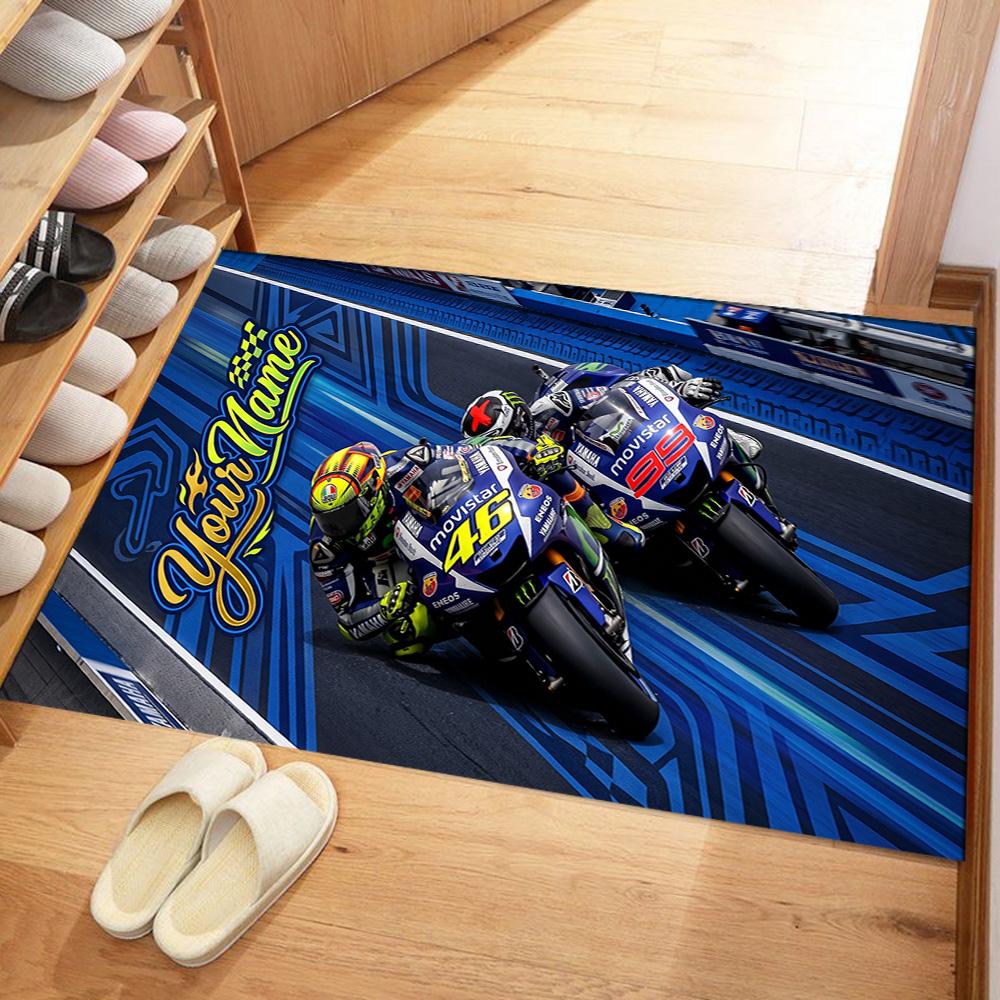 Jorge Lorenzo Customize Your Name Area Rug Design For Study Room Dining Room Foyer Entryway Antislip Rug Decorate Offices Spiritual Gift
