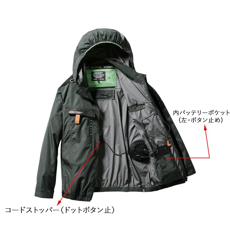 BURTLE Aircraft Blouson pro Khaki AC2021 23L (Unisex) Jaro léto