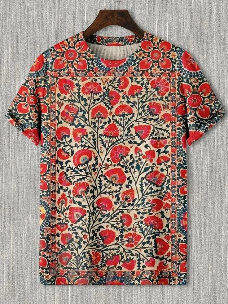 2025 Men's Funny Animal Print T Shirts Short Sleeve 3D Print Tees Crew Neck Summer Casual Tops Clothing Apparel
