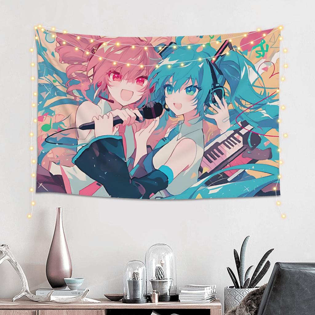 Colorful Anime Girl Tapestry Room decoration Home Decoration Tapestry Decor Accessories Cute Room Decor