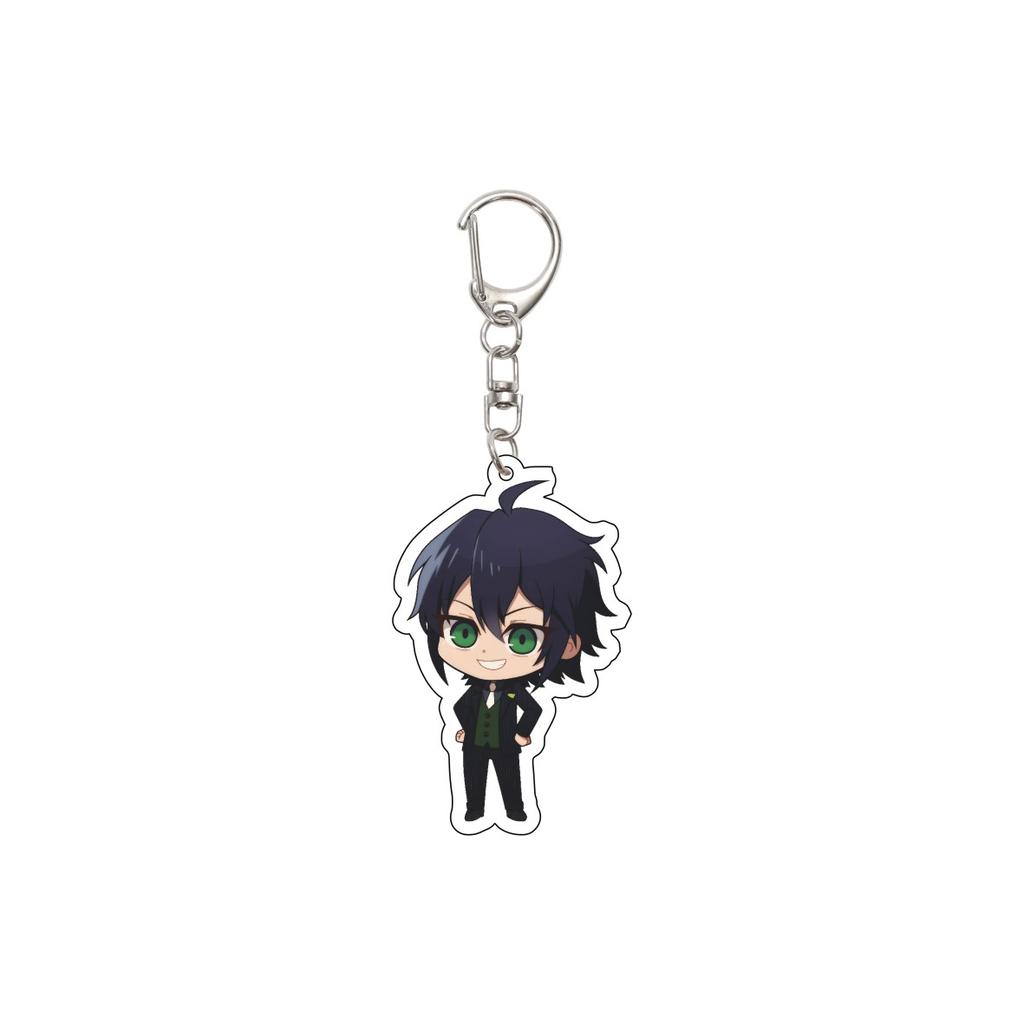 Geschenke/55MM Anime Seraph of the end Schlüsselanhänger Yuichiro Hyakuya/Shinoa Hiiragi/Yoichi Saotome Schlüsselanhänger Weihnachtsgeschenke
