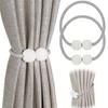 1/4PCS Pearl Magnetic Curtain Clip Curtain Holders Tie Back Buckle Clips Hanging Ball Buckle Tie Back Curtain Decor Accessories