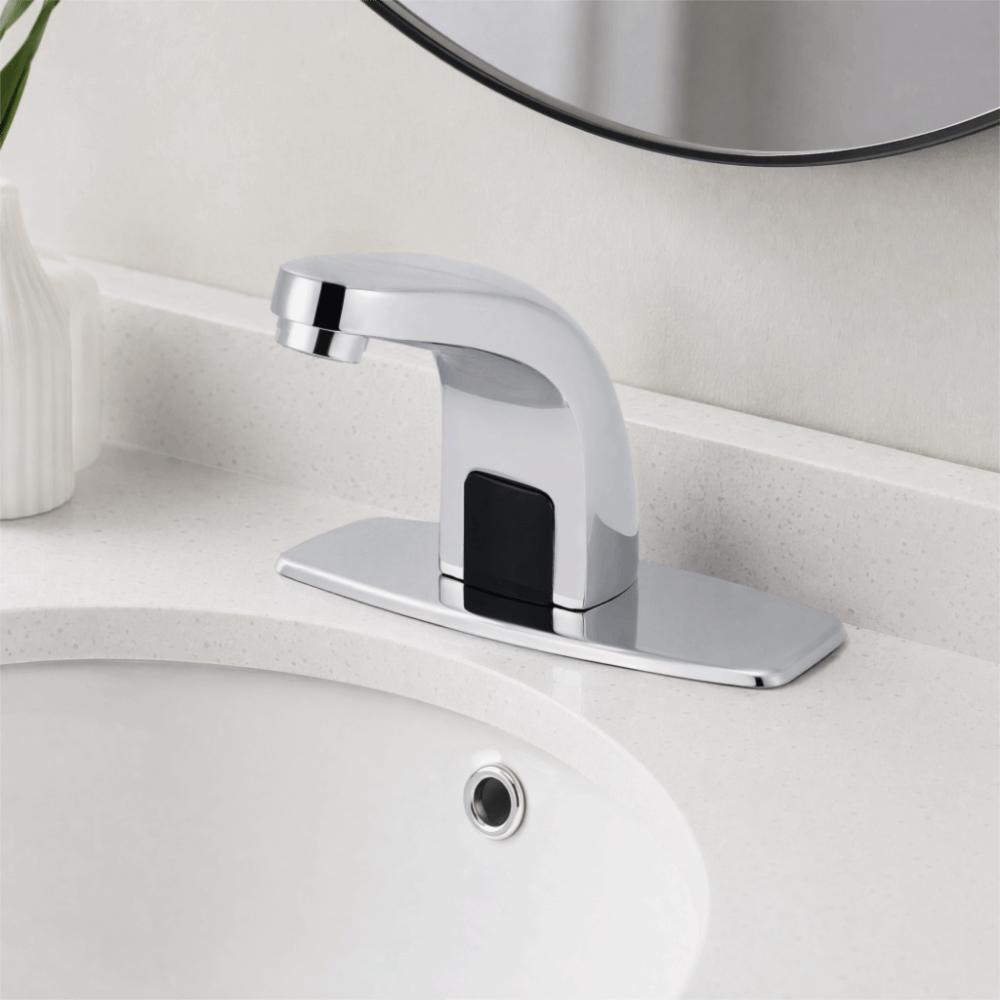 Single Cold Water Motion Sensor Faucet PVD Plating Automatic Faucet Infrared Faucet Kitchen Sink