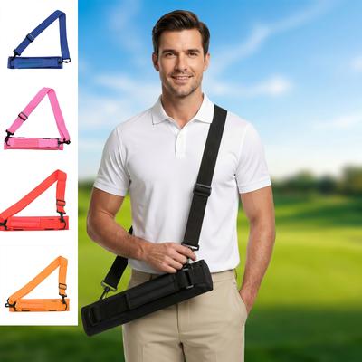Portable Golf Club Carry Bag with Adjustable Shoulder Strap Lightweight Mini Golf Club Holder for Easy Transport and Storage