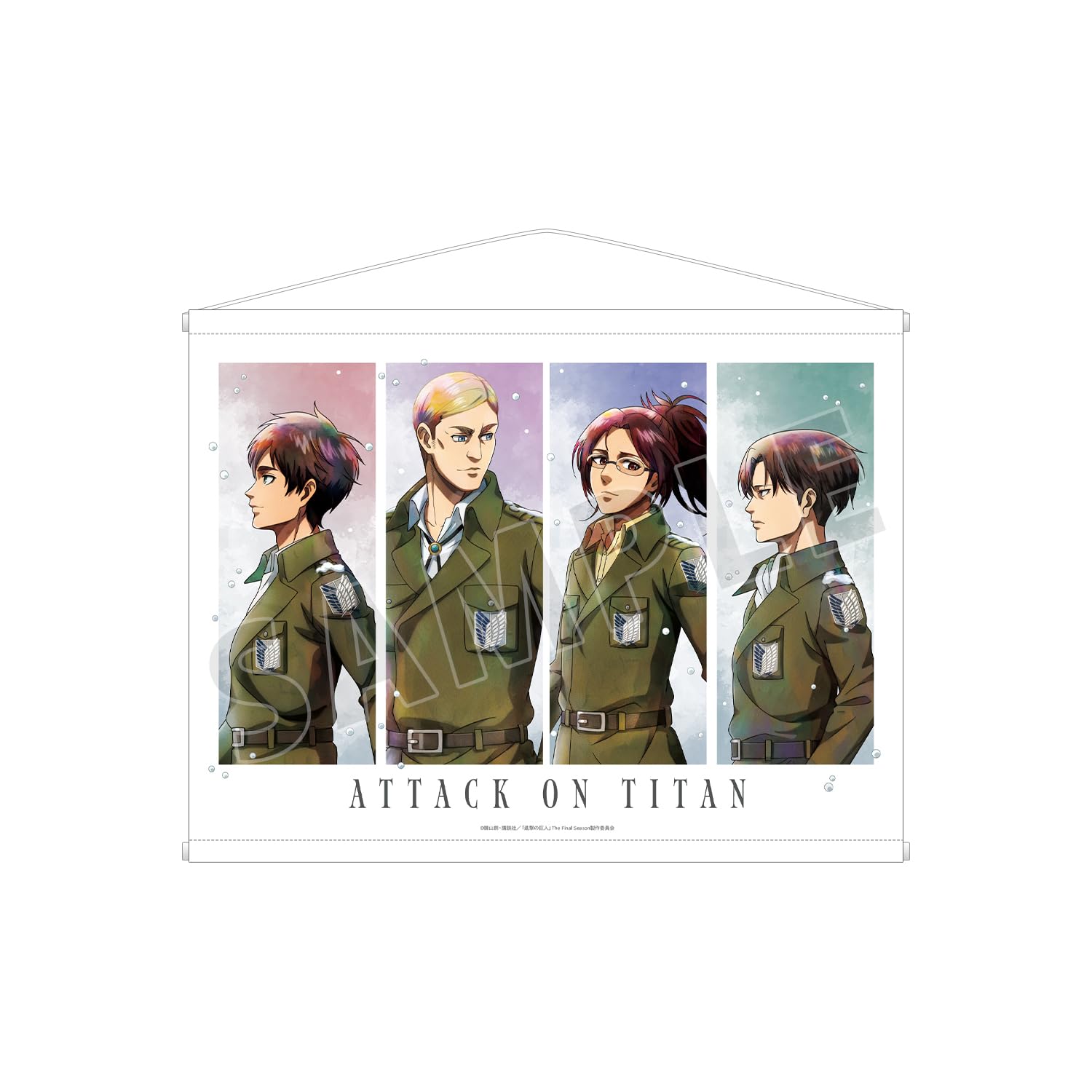 

Attack on Titan Original Illustration Group Winter Walk B2 Tapestry ver.