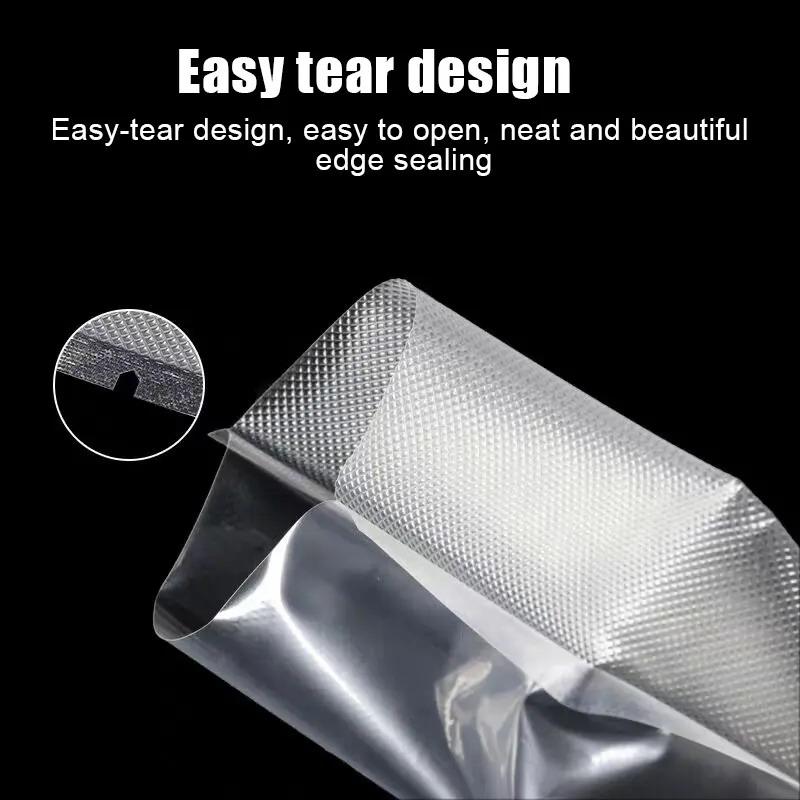 100Pcs Vacuum Bag Kitchen Food Vacuum Sealer Bag Thick 0.2Mm Storage Vacuum Packaging Bags Food Packing Bag