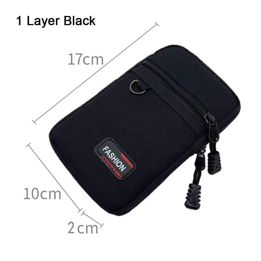 1Pcs 7 Inch Belt Waist Bag Wear-resistant Mobile Phone Bag Durable Phone Pouch  for Outdoor Camping