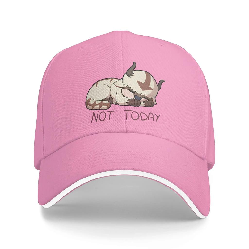 aAppa Not Today Baseball Caps Retro The Last Airbender Sandwich Caps for Men Women Breathable Sun Hat Sport