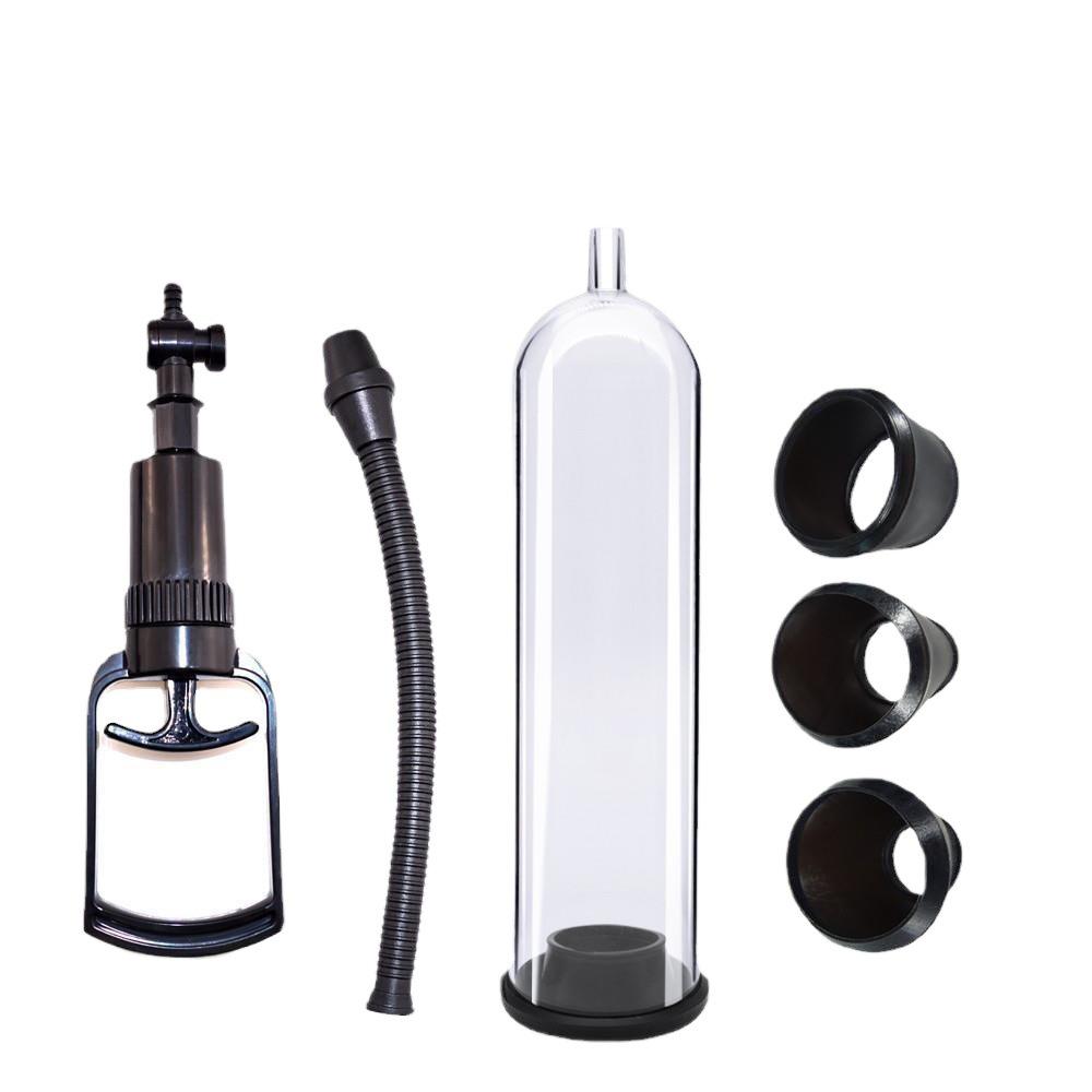 Men's Vacuum Pump Trainer: Negative Pressure Exerciser and Adult Stimulator Cup.