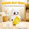 Musical Banana Plush Toy With 16 Songs, Rhythm Response, Light Sound Dancing Effects, Soft Banana Plush Character For Kids Birth