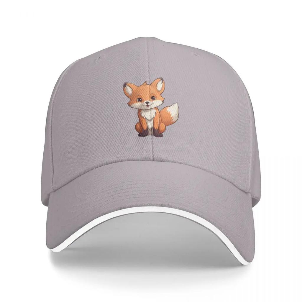 Cute Little Baby Fox Baseball Cap sailor cap for Unisex golf hat genuine Unisex Women's