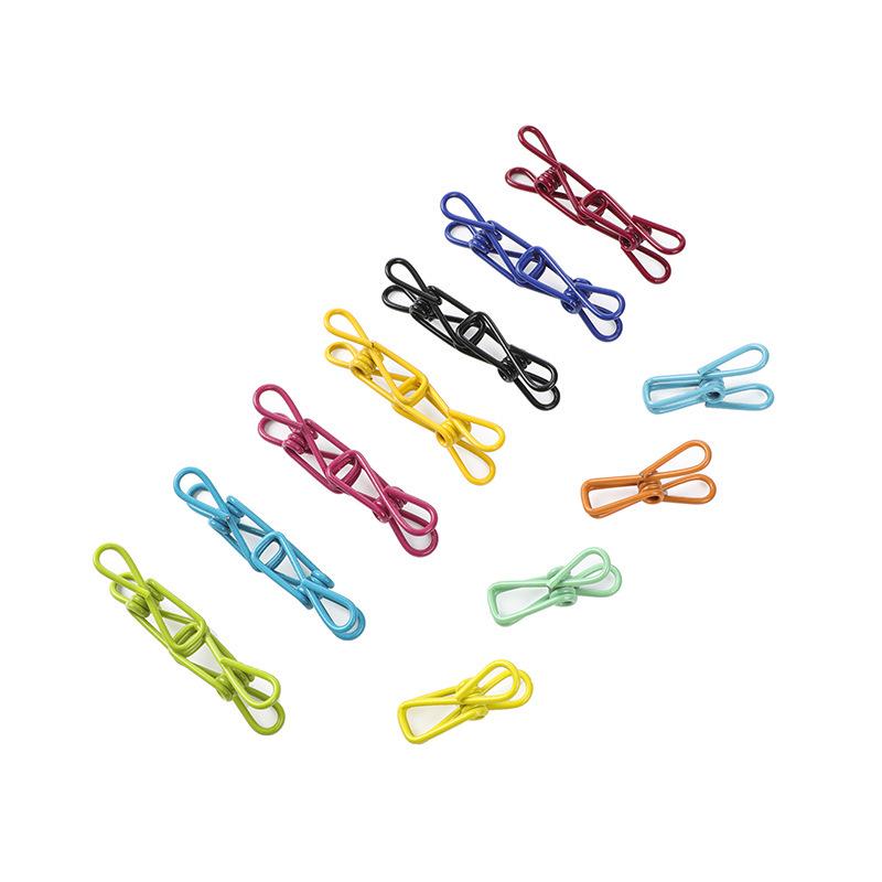 10 Colorful Multi-Purpose Non-Slip Clothes & Photo Clips – Sealing & Drying Clip Set