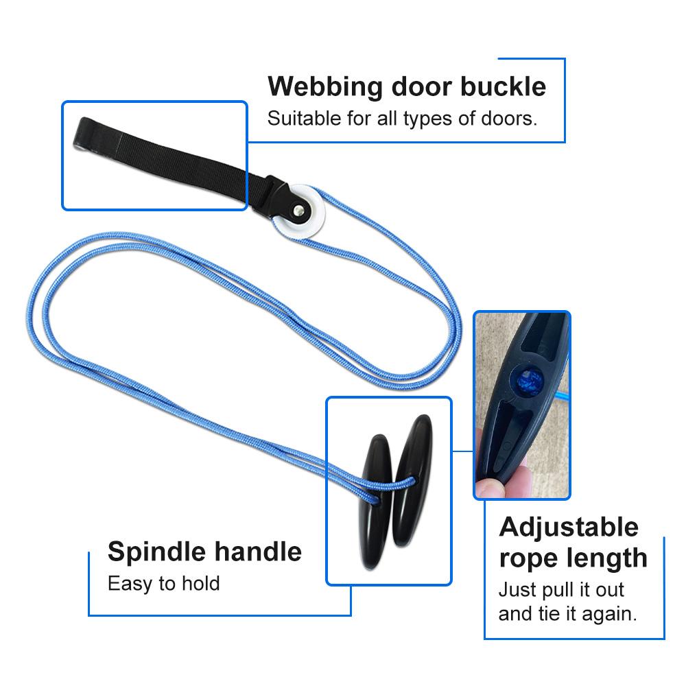 Sistema di Pulegge per Esercizi Spalle Attrezzatura per Allenamento Braccia da Appendere alla Porta per Stretching Cinghia per Allenamento con Pulegge per Spalle