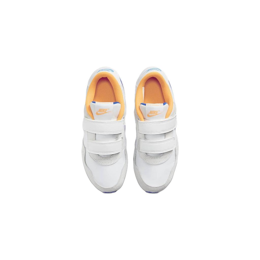 Nike MD Valiant PS Slip Resistant Cushioning Abrasion Resistant Low Top Running Shoes White Blue Kids' CN8559-110
