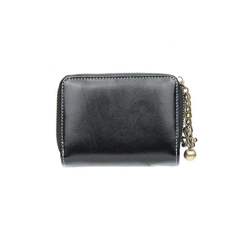 Women's short European and American fashi buckle wallet zipper coin purse