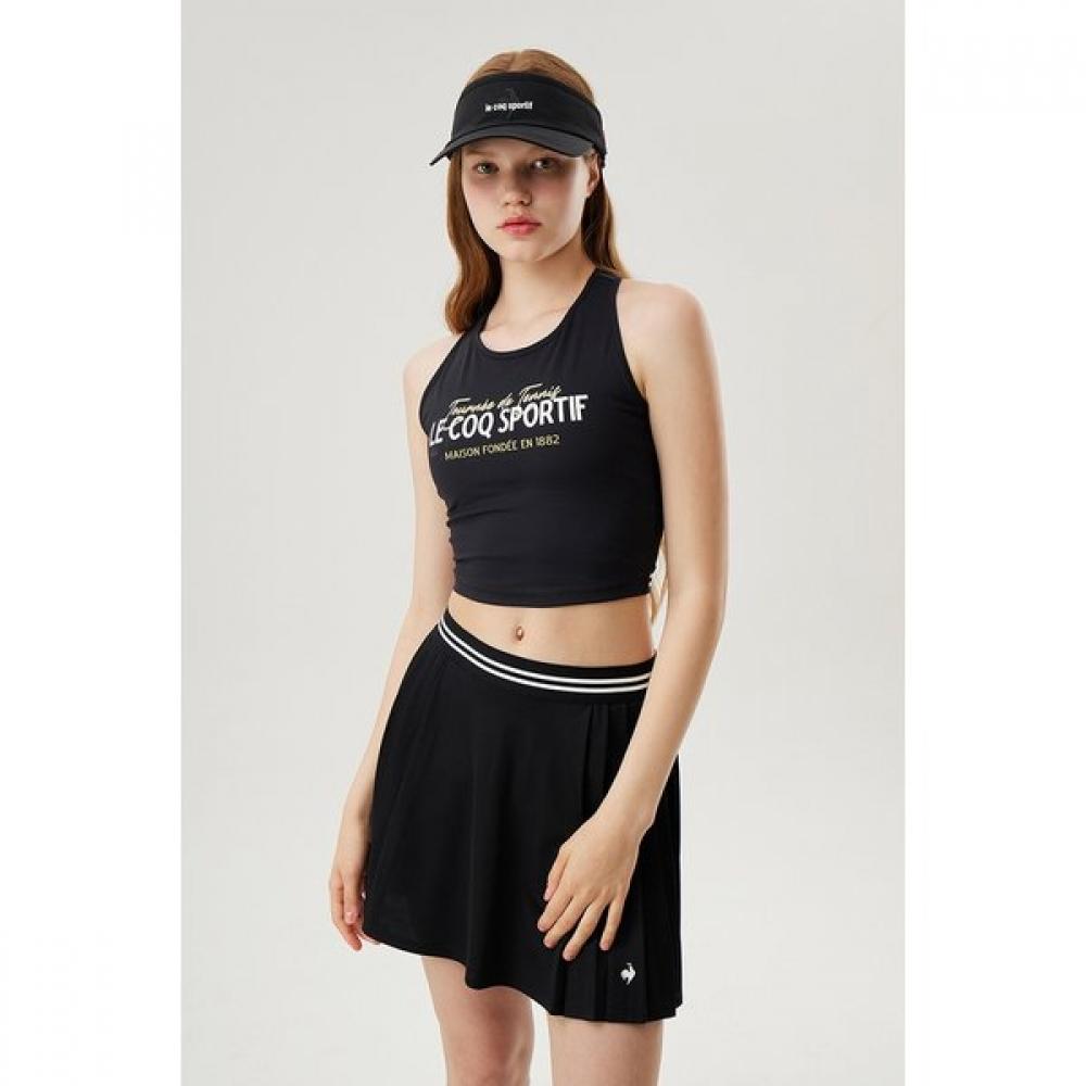 Le Coq Sportif Pique pLeated Skirt [regular Price 89 000 Krw][60  Off] Blk   Qp LPK pink/65 XS