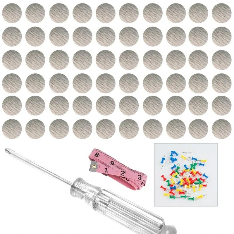 

60 шт. комплект для ремонта потолка, заклепки для ремонта крыши, монтажный инструмент для крепления аксессуаров для салона автомобиля, провисание потолка