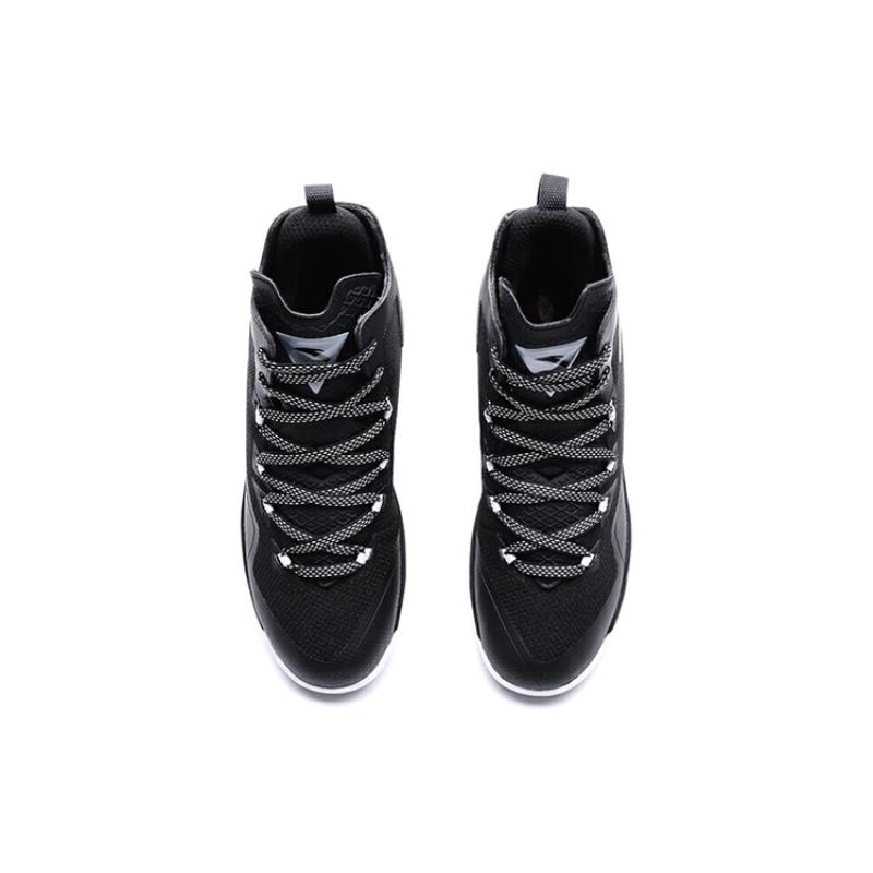 Anta Shield 1 Cushioning Anti-Slip And Wear-Resistant Low-Top Basketball Shoes Black White Sneakers 91711101-3