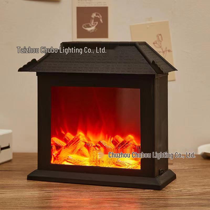 LED Simulated Fireplace Lamp for Christmas/Halloween Room Decoration