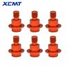 For Yamaha YZ65 YZ125 YZ250 YZ250F YZ450F YZ125X YZ250X YZ250FX YZ450FX WR250F WR450F 6PCS M6*12 Front Fork Guard Bolt Screw