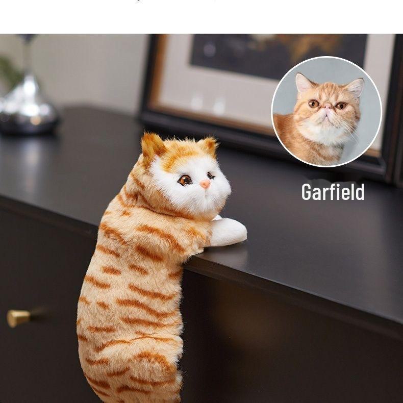 Creative Pet Cat Figurine: Home Decor & Children's Toy