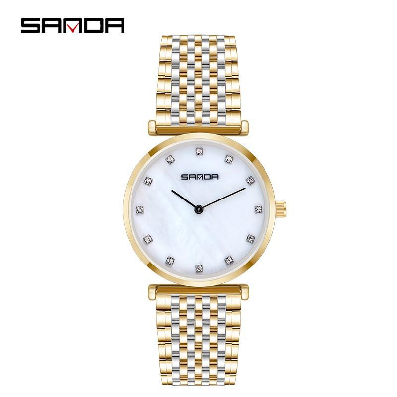 Sanda Universal Luxury Quartz Waterproof Watch for Business and Commuting - High-End Couple's Wristwatch