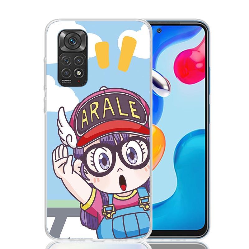 Dr Slump Arale Anime Phone Case For Xiaomi Redmi Note 15 14 13 12S 12 Pro Plus 11S 11E 11 11T 10S 10 Art Soft Pattern Cover Redm