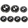 7Pcs 82mm 74mm 56mm 45mm Used For The 50th Anniversary Of BMW/new Black And White Badge ABS Badge For Wheel Rim And Hub Cap npdf01