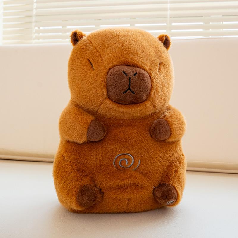 Cross-border Soothing Capybara Plush Toy - Breathing Bear & Otter Baby Doll Gift