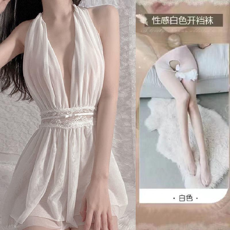 Mesh neck sexy ins wind high value comfortable and breathable