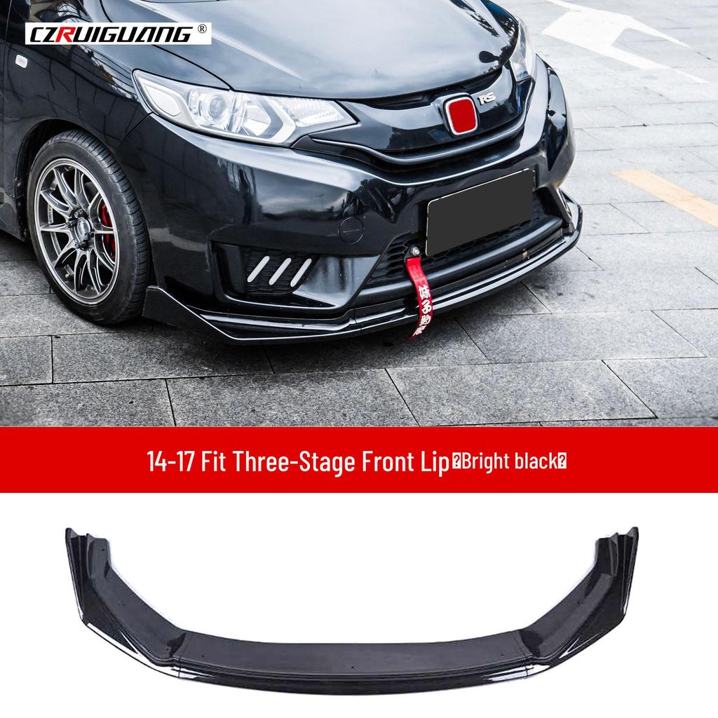 2014-2017 Fit Front Lip & RS Rear Spoiler Kit: Includes Rear Bumper & Diffuser