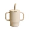 Heat-resistant Baby Straw Cup 180ml Baby Training Cup Household Feeding Cup  Milk