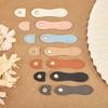 Leather Bag Buckle Handmade Buttons Wallet Hasp Clasp Buckle Card Pack Buckle For Diy Handbag Accessories