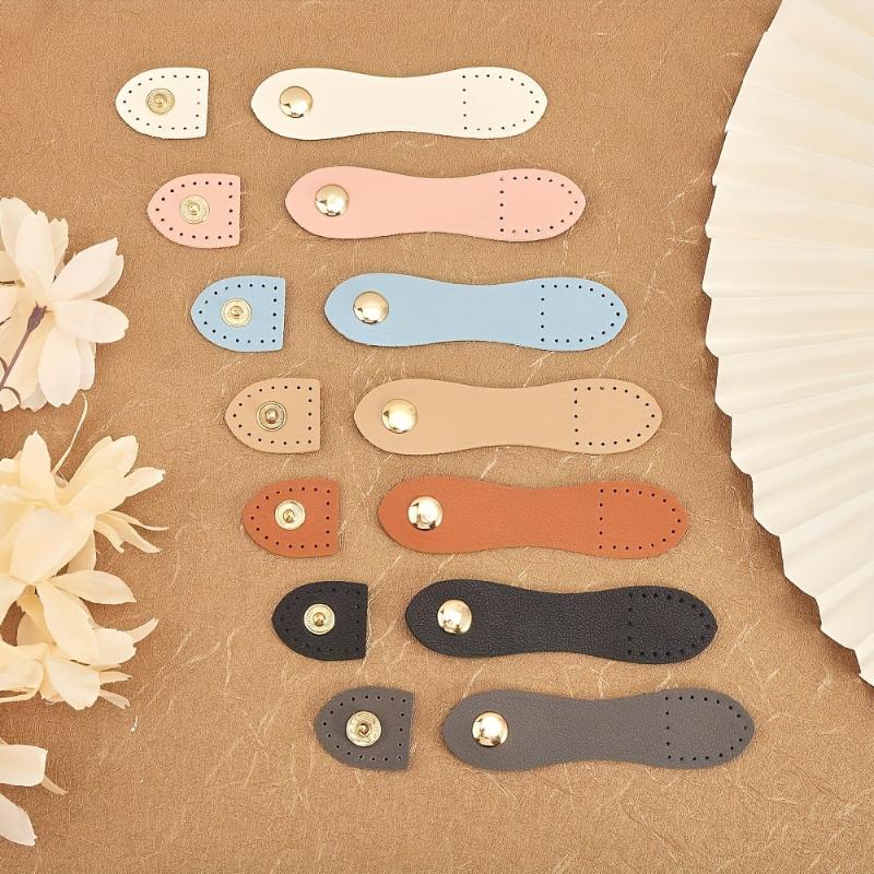 Leather Bag Buckle Handmade Buttons Wallet Hasp Clasp Buckle Card Pack Buckle For Diy Handbag Accessories