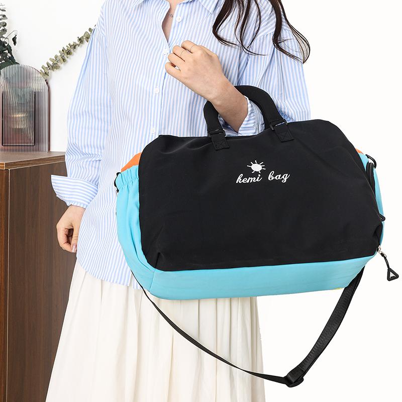 Multi-Pocket Women's Crossbody Bag – Lightweight Soft Cloth Large Capacity Sling In Vibrant Colors for Travel