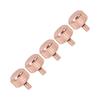 5pz Corona Orologio Professionale Acciaio Parti Orologio da Polso Orologiaio Kit Strumenti di Riparazione 4mm / 0.16in