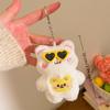 Mini Stuffed Key Ring Soft Plush Cat Doll Pendant Kawaii Backpack Pendant  Backpack Decor