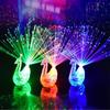 Kids Toy Christmas Home Decoration Party Supplies LED Lights Flash Lamp Luminous Peacock Glow Toys
