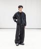 BEGIN202 Cotton Drill Double-Pleat Pants [Vintage Black]